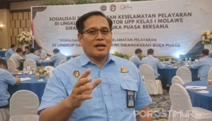 KUPP Molawe Sosialisasikan Aturan Baru Keselamatan Pelayaran, Libatkan Pelaku Usaha Maritim di Kendari
